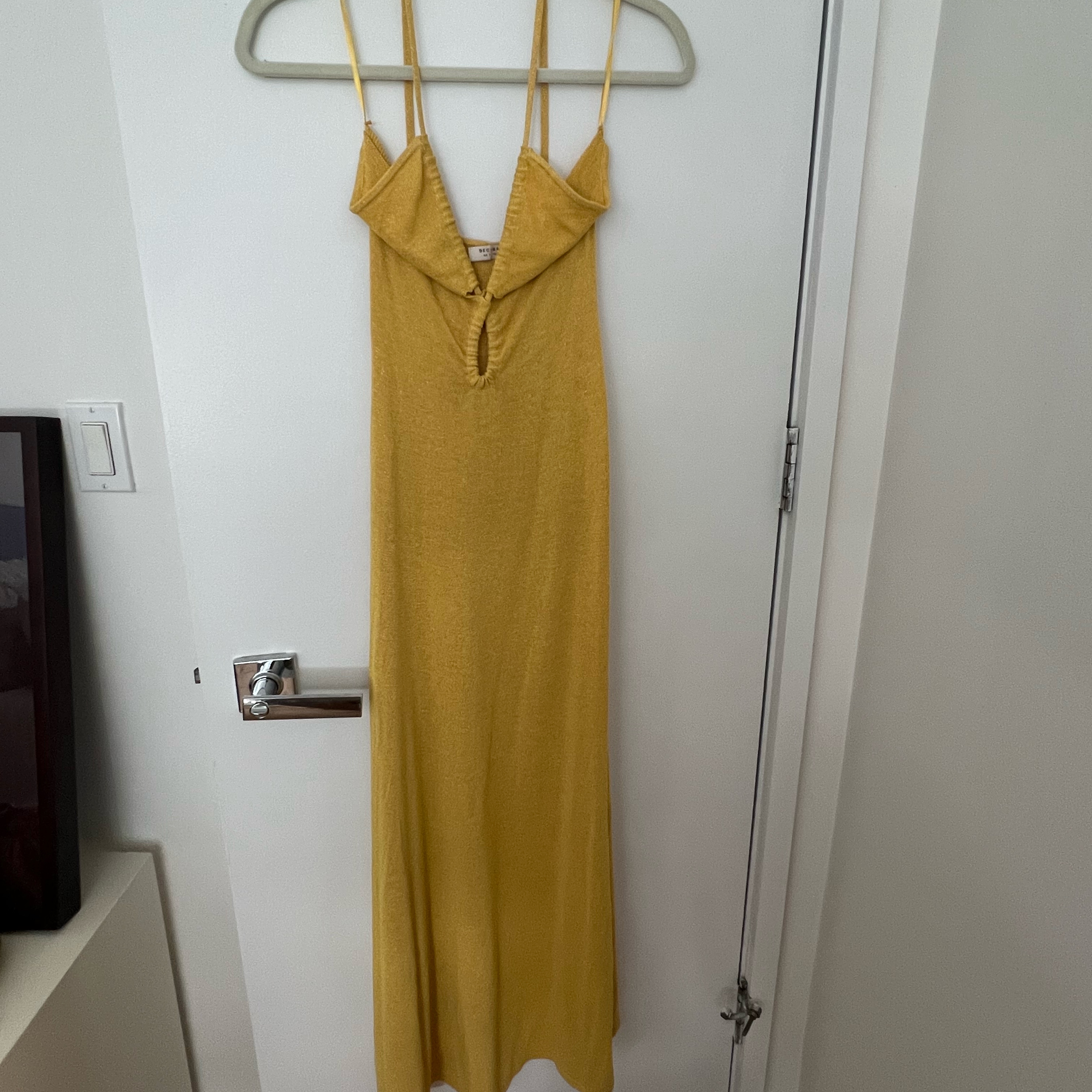 chinese dress ladies Moon Dance V Maxi Dress in Ice Yellow