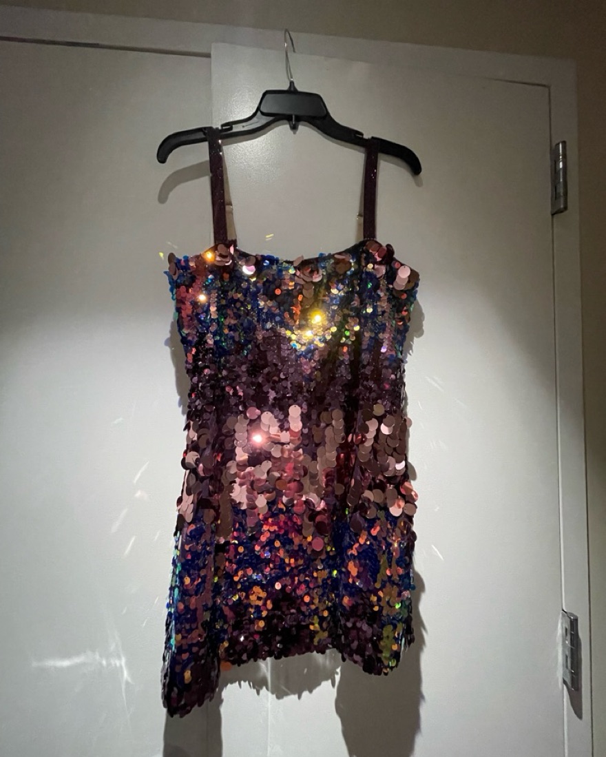 green emerald velvet dress Violet Silver Sequin Gown by Bronx and Banco  The Fitzroy