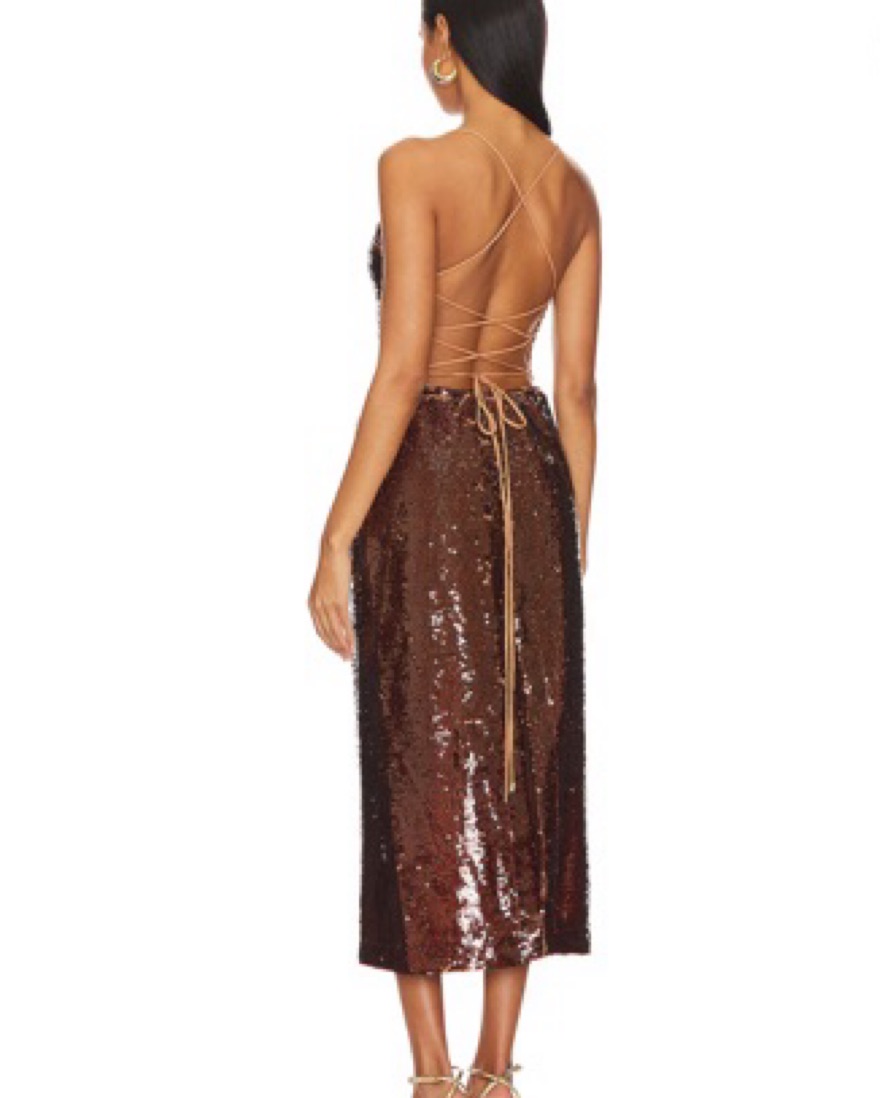 Sabina Musayev Lera Cinnamom Dress by Sabina Musayev - Pickle