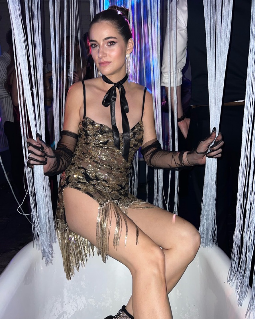 For love & Lemons Colette Mini Dress by For Love & Lemons - Pickle