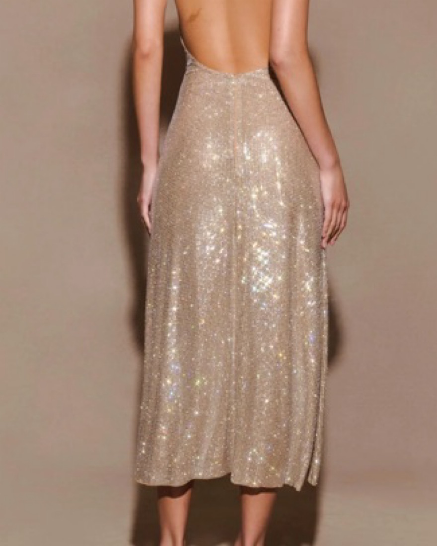 jesenia beaded mini dress brown Zenayda Drop Waist Sequin Mini Dress | Brown | Womens