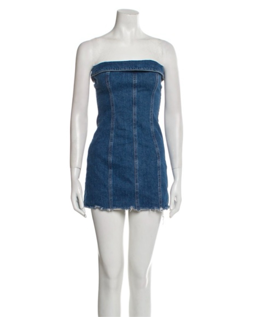 Reformation Denim Madilyn Dress - Image 4