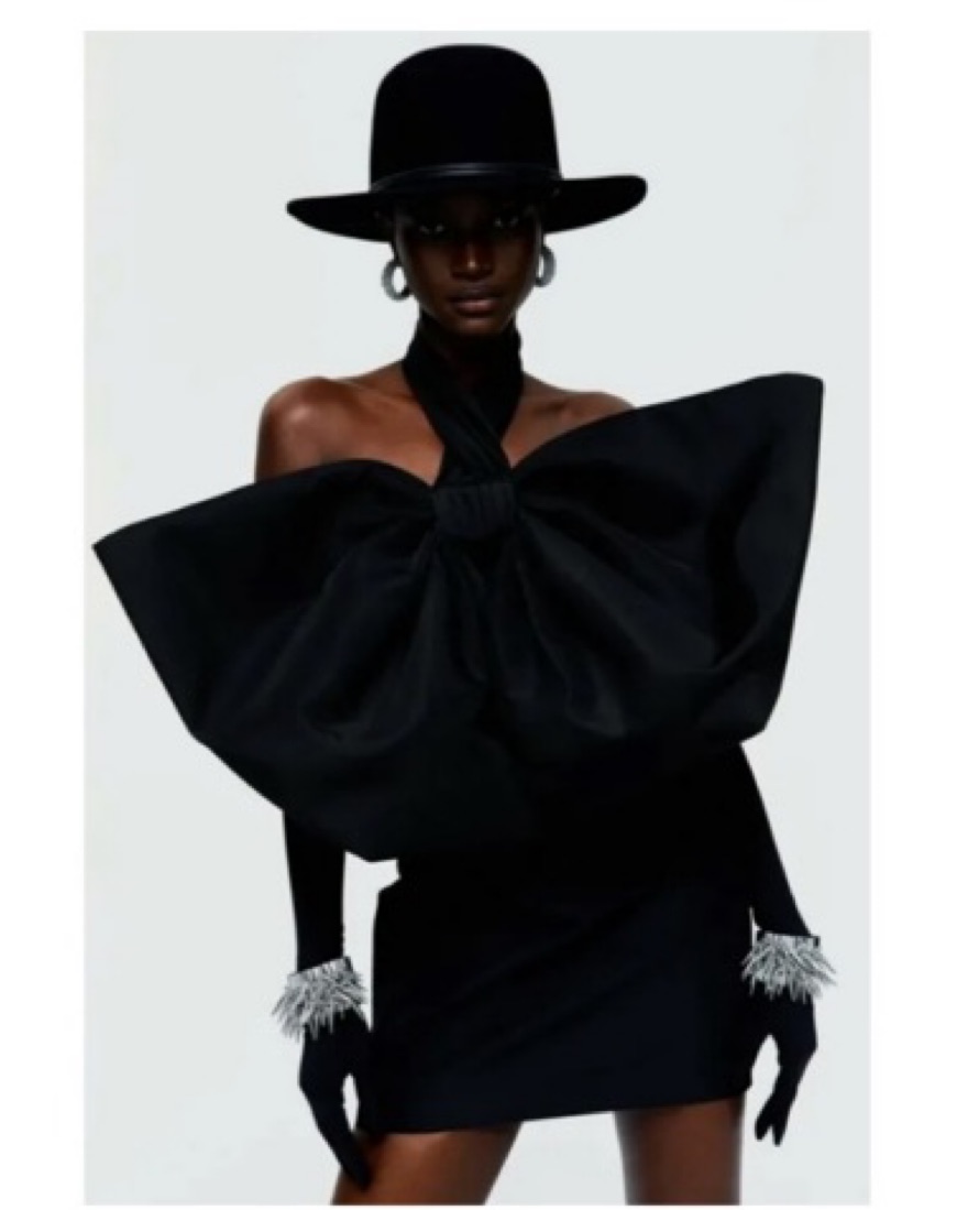 h&m black dress bow Rent The Vampire's Wife X HM Collection main image 0