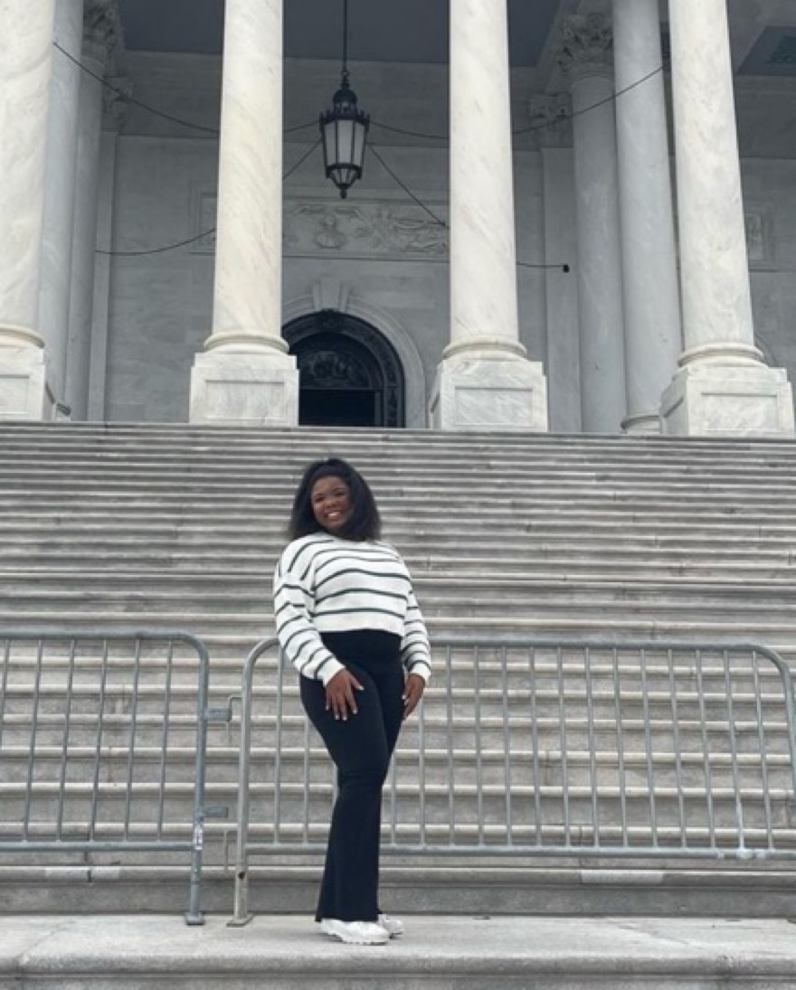 Cropped striped sweater from LuLu’s - Image 1