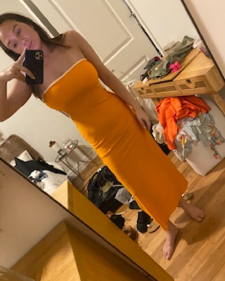 white christmas dresses Rent the Bec & Bridge Hazel Cutout Satin Maxi Dress at Rites main image 1