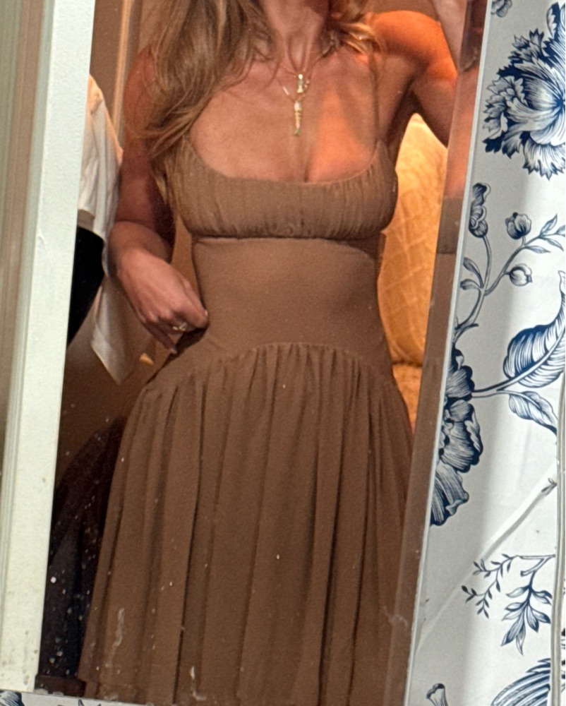 LPA Dawn Midi Dress In Mocha by LPA - Pickle