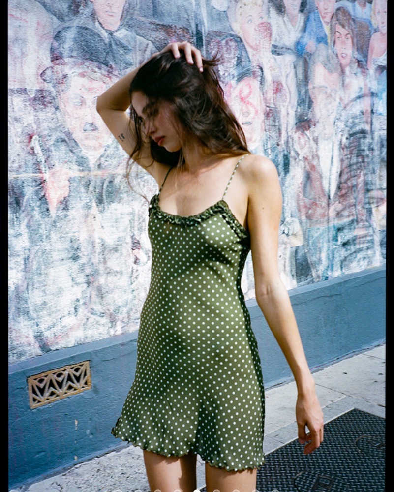 green emerald velvet dress I wear this flattering $30 midi dress all the time, and everybody thinks  it's the $250 Ralisation Par dress