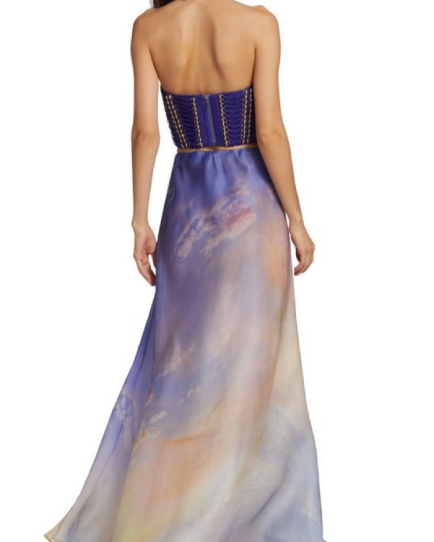 zimmerman silk sky maxi skirt - Image 3