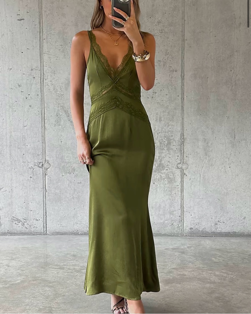 Gianna Dress (Brand:Never Fully Dressed) by Never Fully Dressed - Pickle