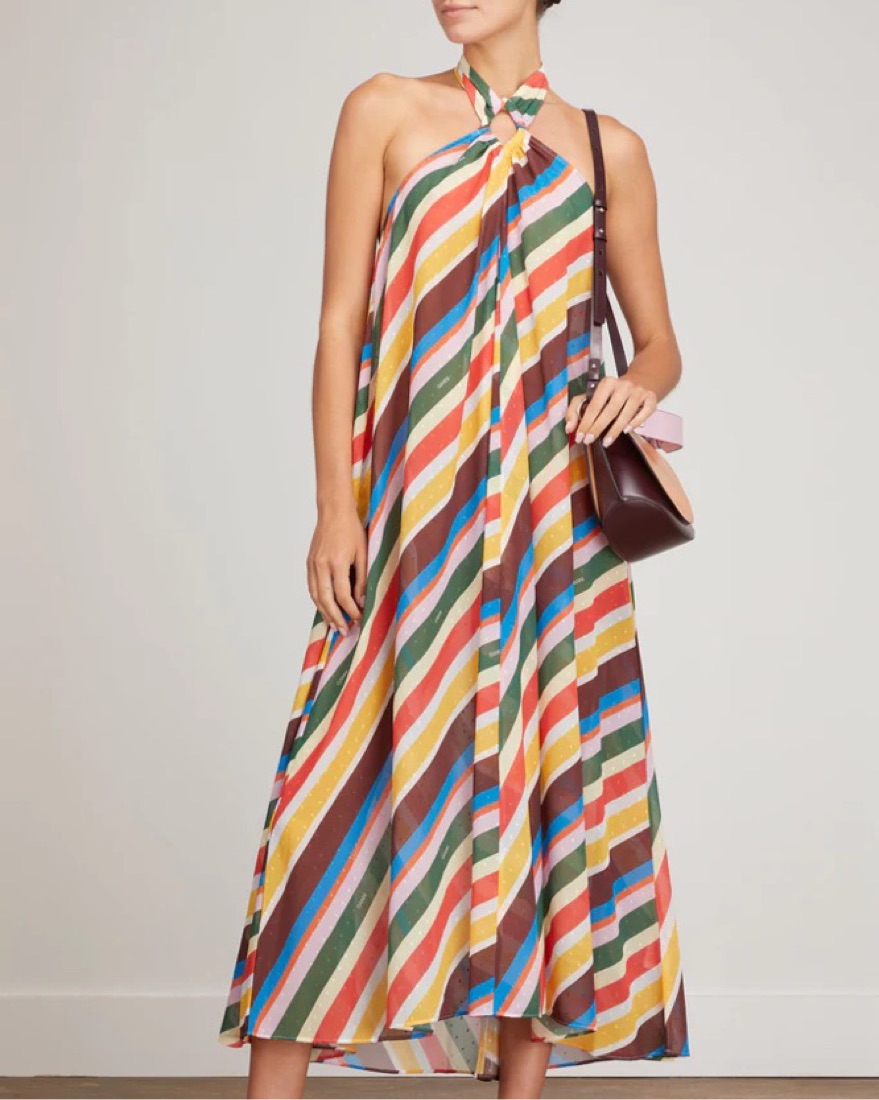chinese dress ladies Ganni Ocean Dress, Ganni