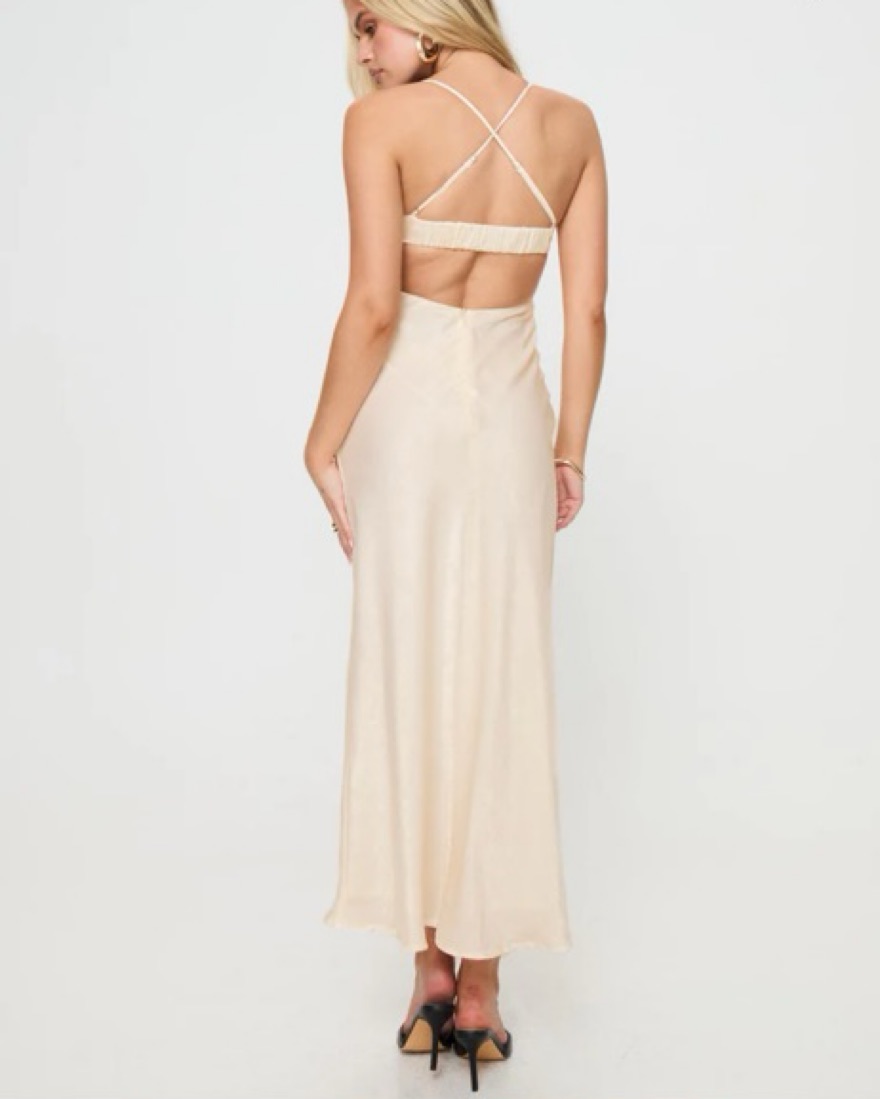 Princess Polly Cream Maxi Dress by Princess Polly - Pickle