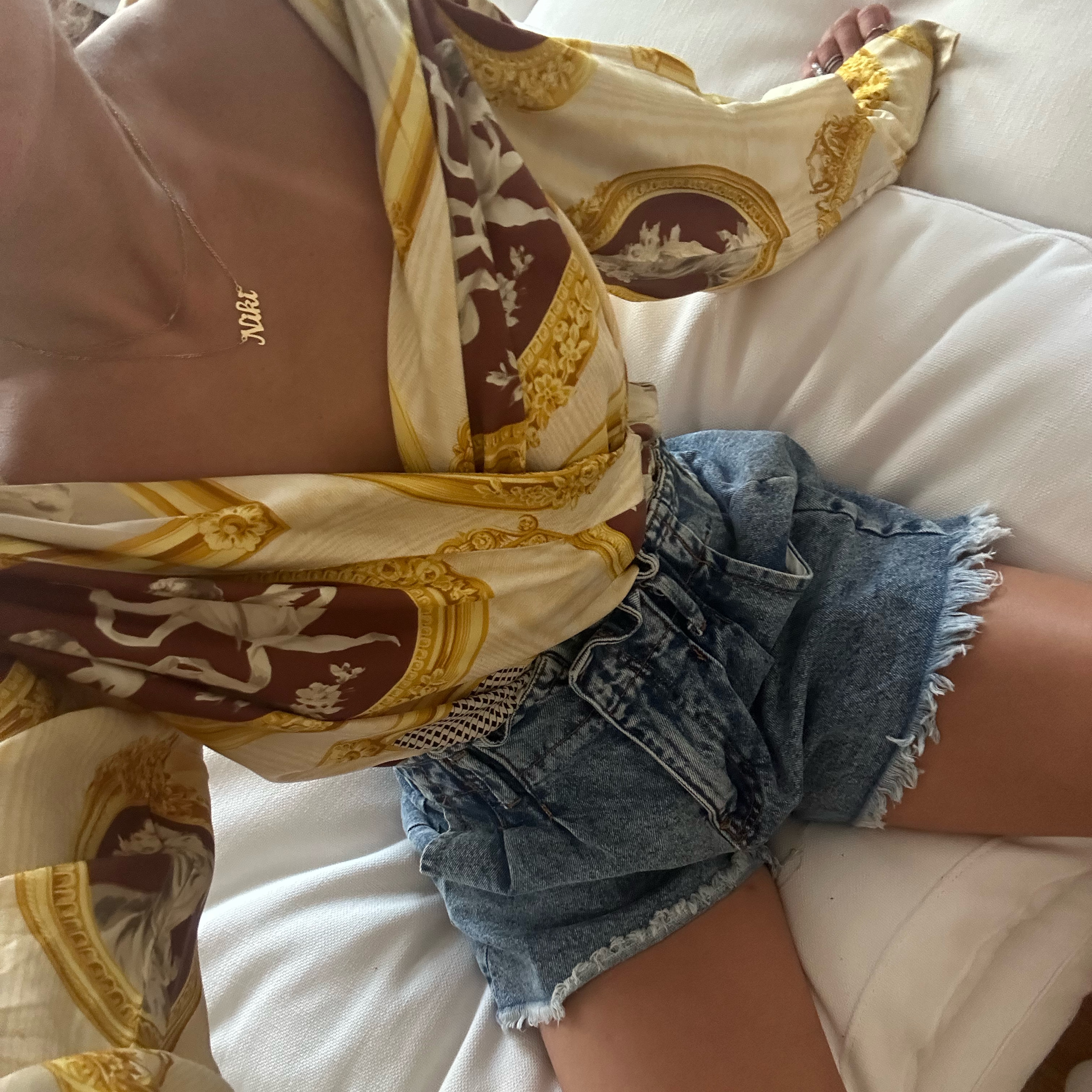 Vintage DIOR Silk Top - Image 4