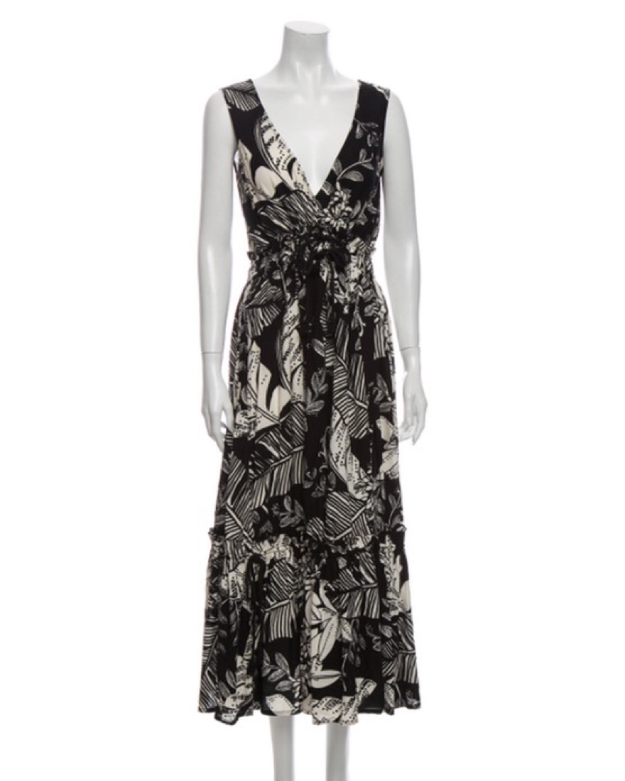 See by Chloé Printed Midi Dress - Image 1