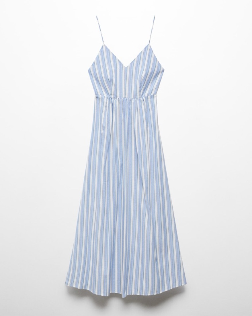 chinese dress ladies Mango Stripes Azzurra Dress main image 1