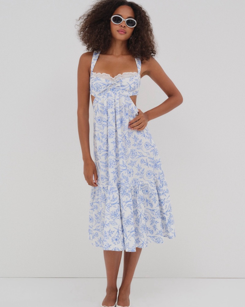 knee length dresses for ladies Maisie Linen Mini Dress main image 0