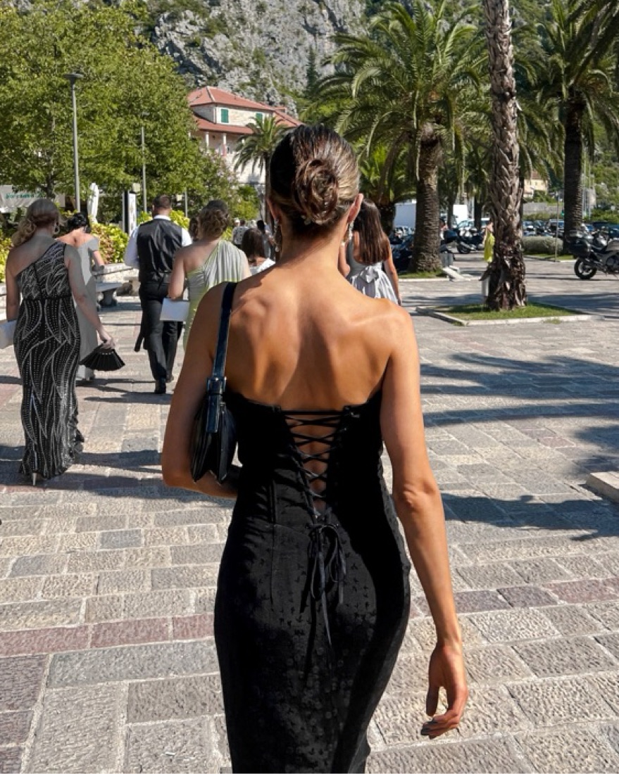 Corset Black Dress by Nicole Miller - Pickle