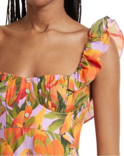 Farm Rio Mango Macaws Maxi Dress by Farm Rio - Pickle