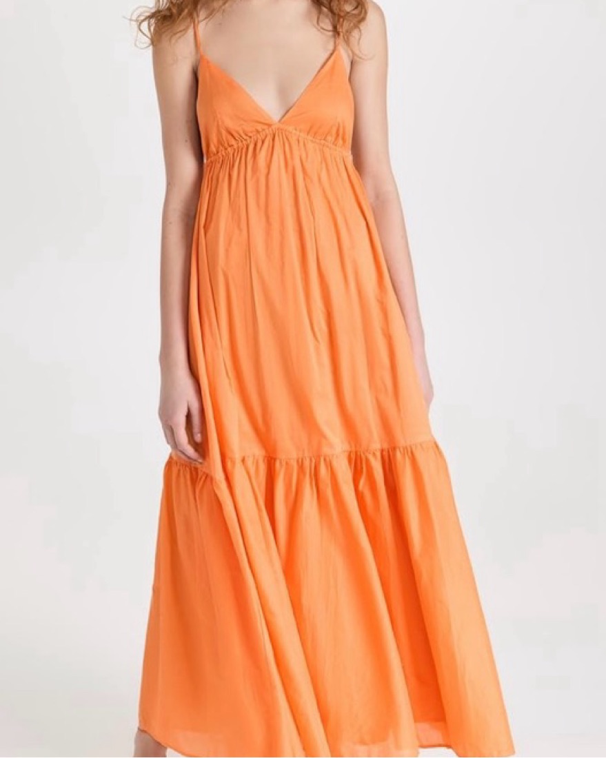 open lace back dress Faithfull The Brand Biarritz Singlet Maxi Dress in Terracotta Ombre – Coco  & Lola