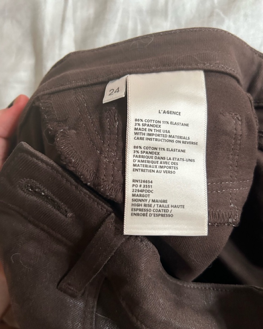 L’Agence Margot Espresso Skinny Jeans - Image 5