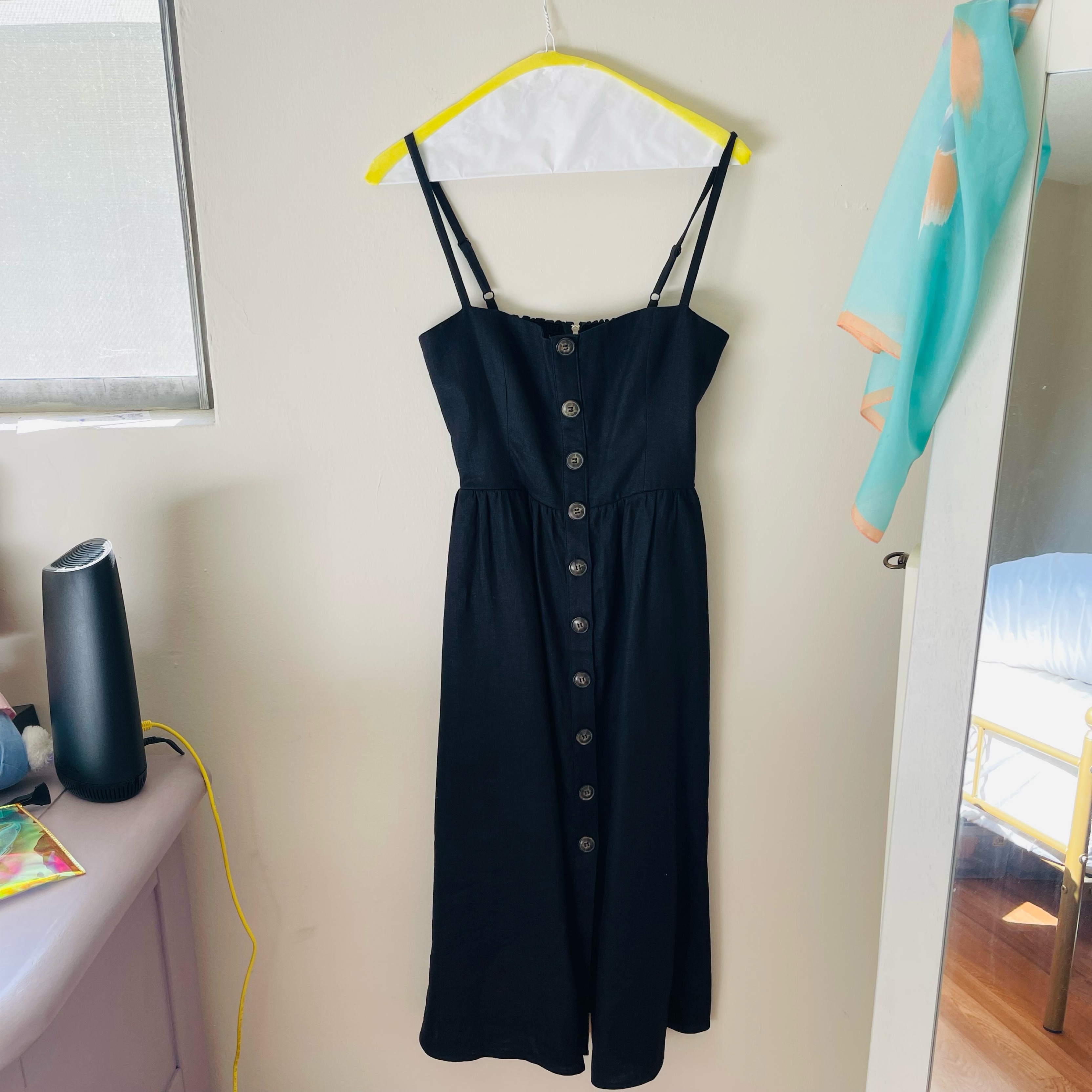 chinese dress ladies Rowan Linen Button Up Midi Dress main image 1