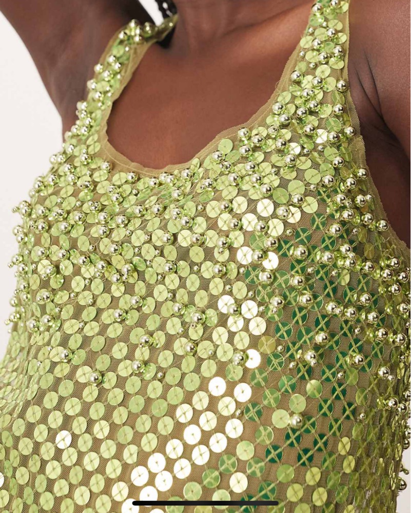 green emerald velvet dress Orion Dress in Green Sequin – Ivy City Co