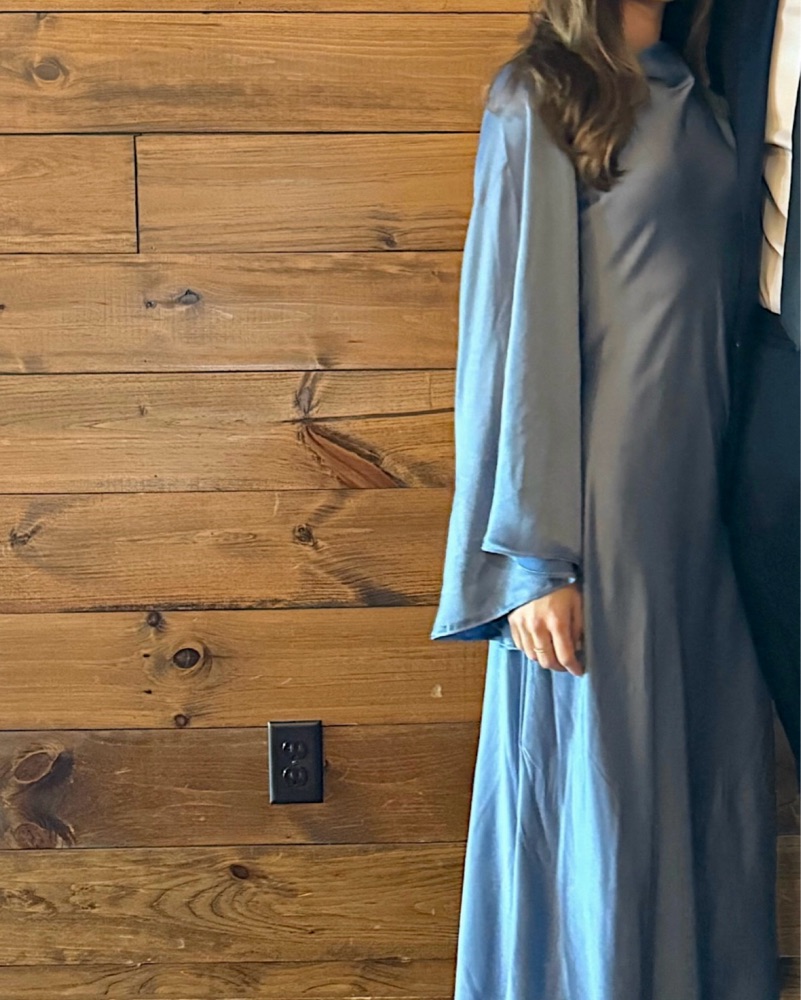 Mango Blue Dress - Image 3