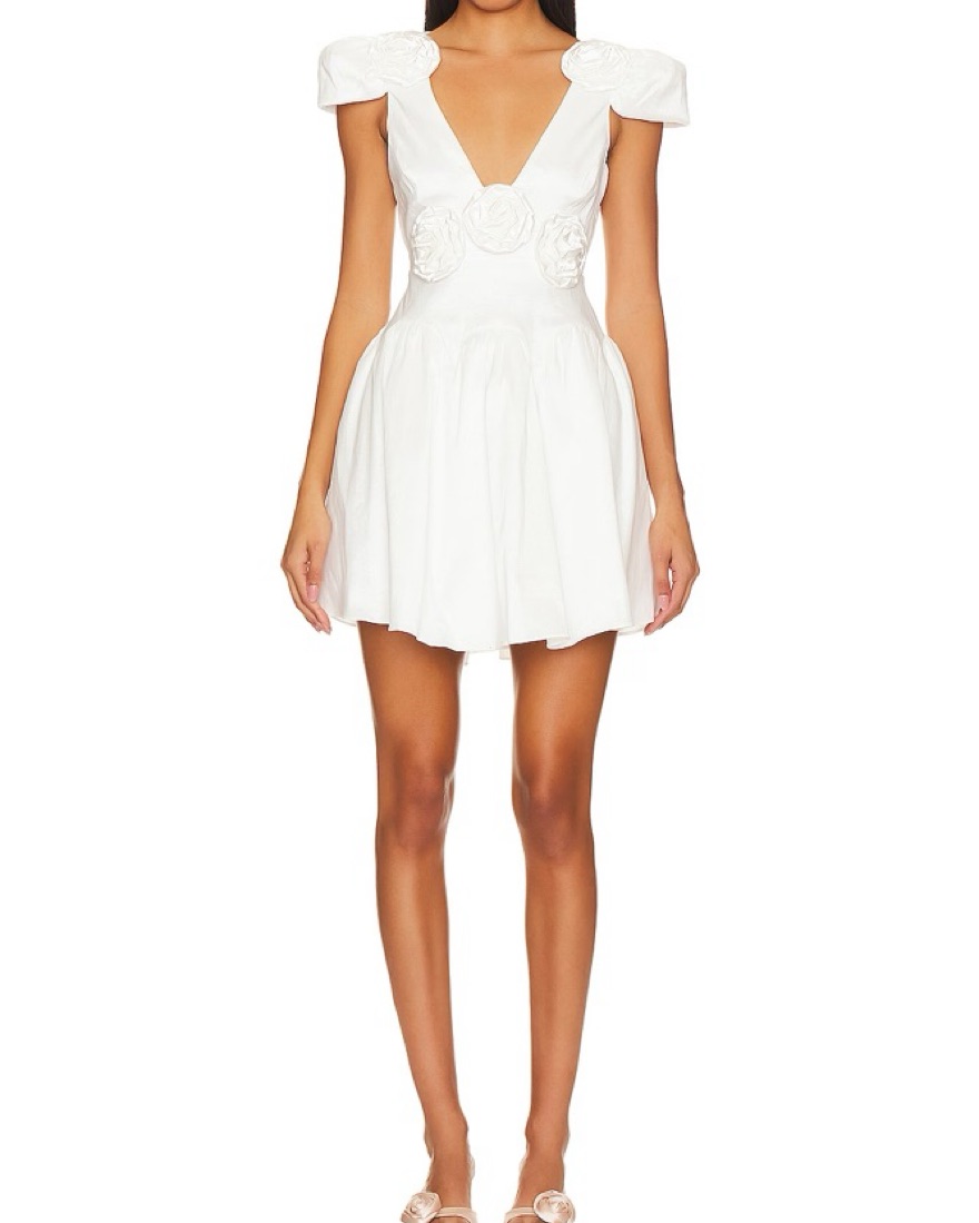 slim fit dress slacks FOR LOVE & LEMONS Audrey Floral Mini Dress – Lusso Di Luna Boutique main image 0