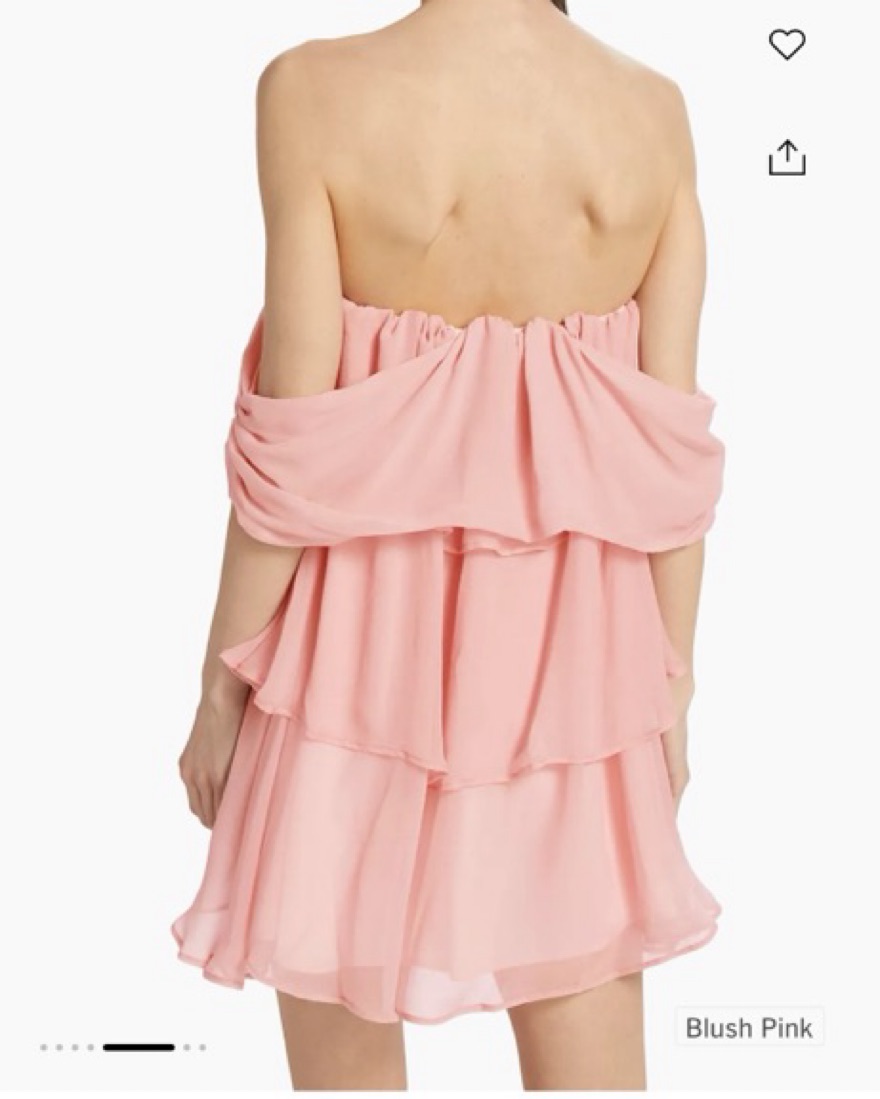 Bernadette Pink Rosette Mini Dress by BERNADETTE - Pickle
