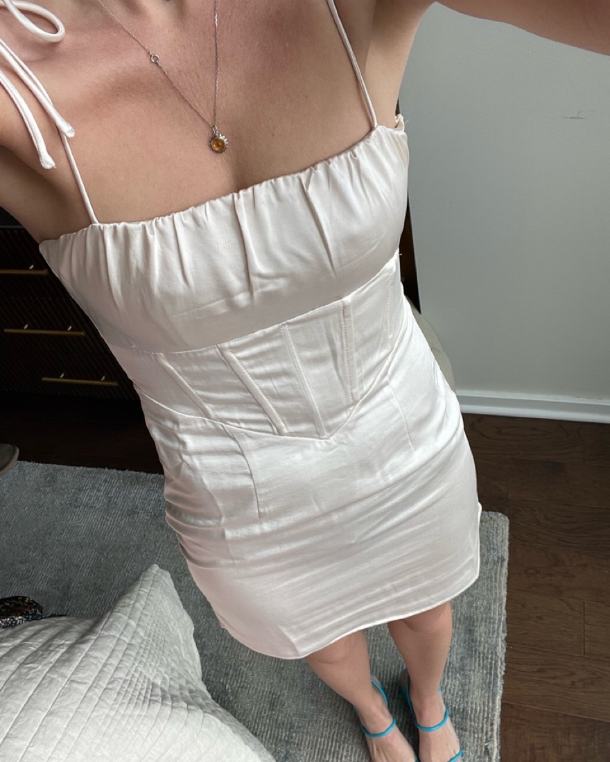 Champagne Mini Dress  - Image 1
