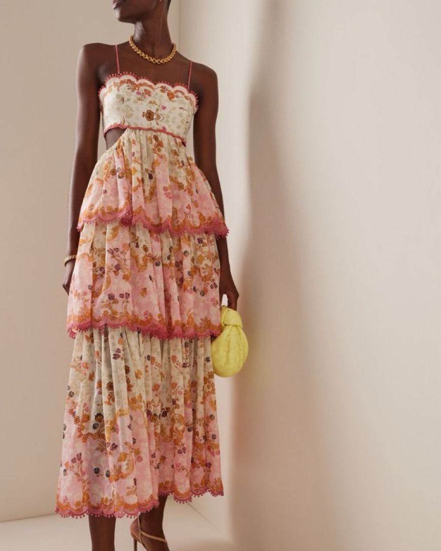Zimmermann Laurel Dress In Pink - Image 1