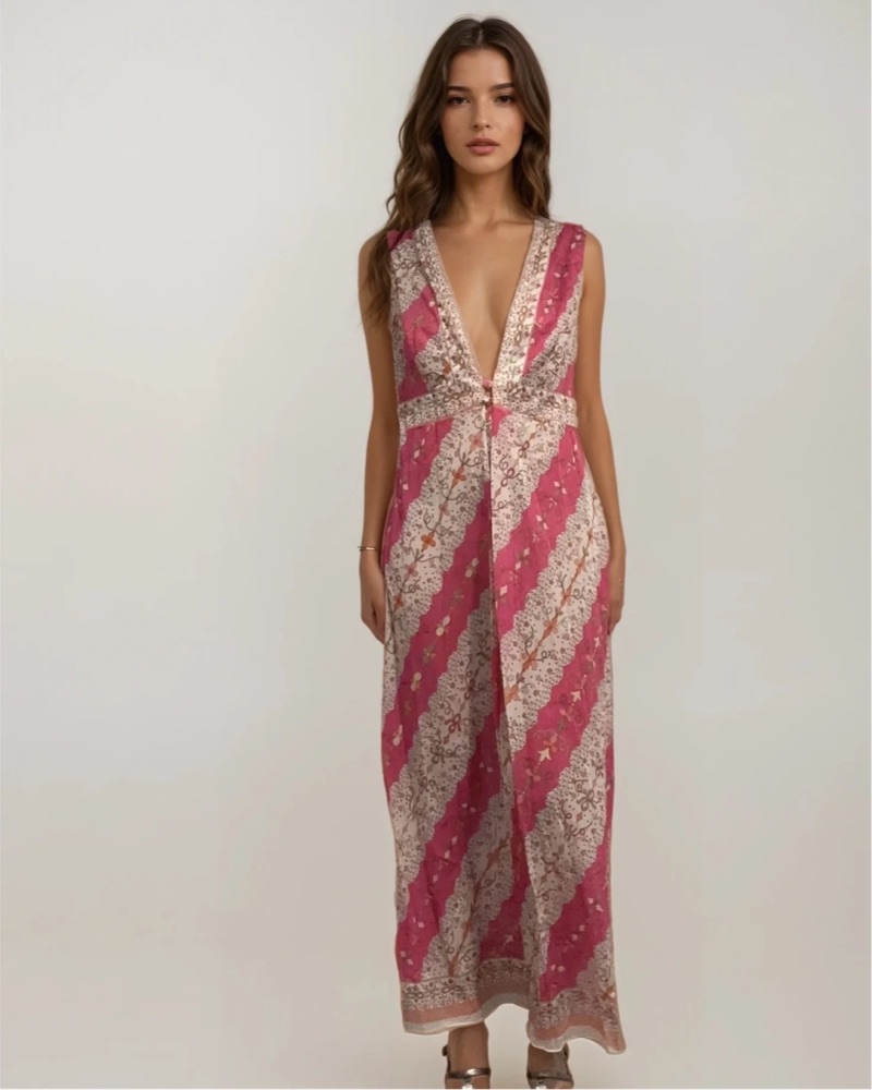 Pucci Pink Maxi Dress by Pucci - Pickle