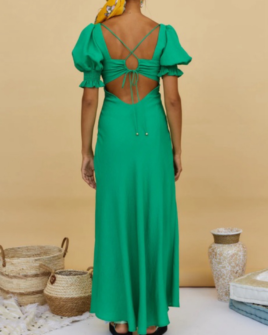 Green Maxi Dress  - Image 2