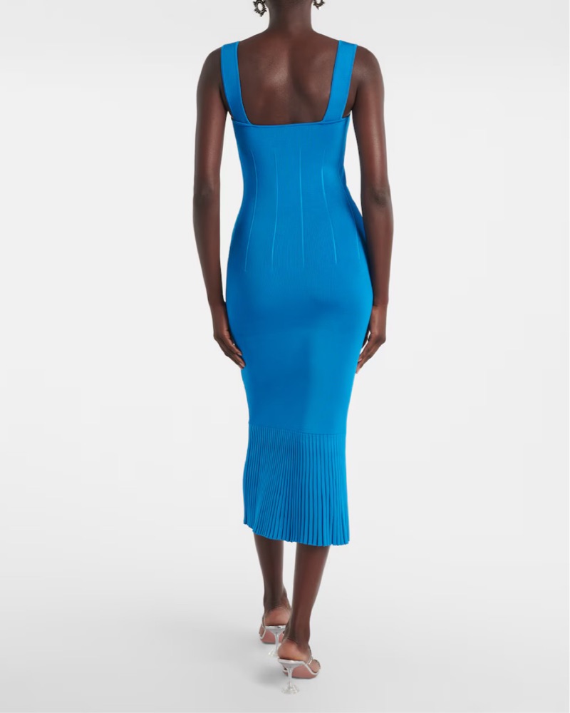 Galvan Blue Midi Dress by Galvan London - Pickle