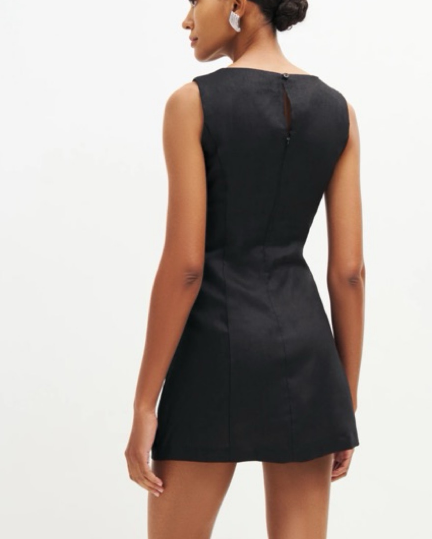 Citron Linen Dress - Image 3