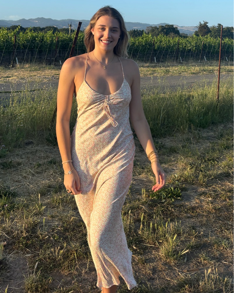 white grad dress midi Aurole