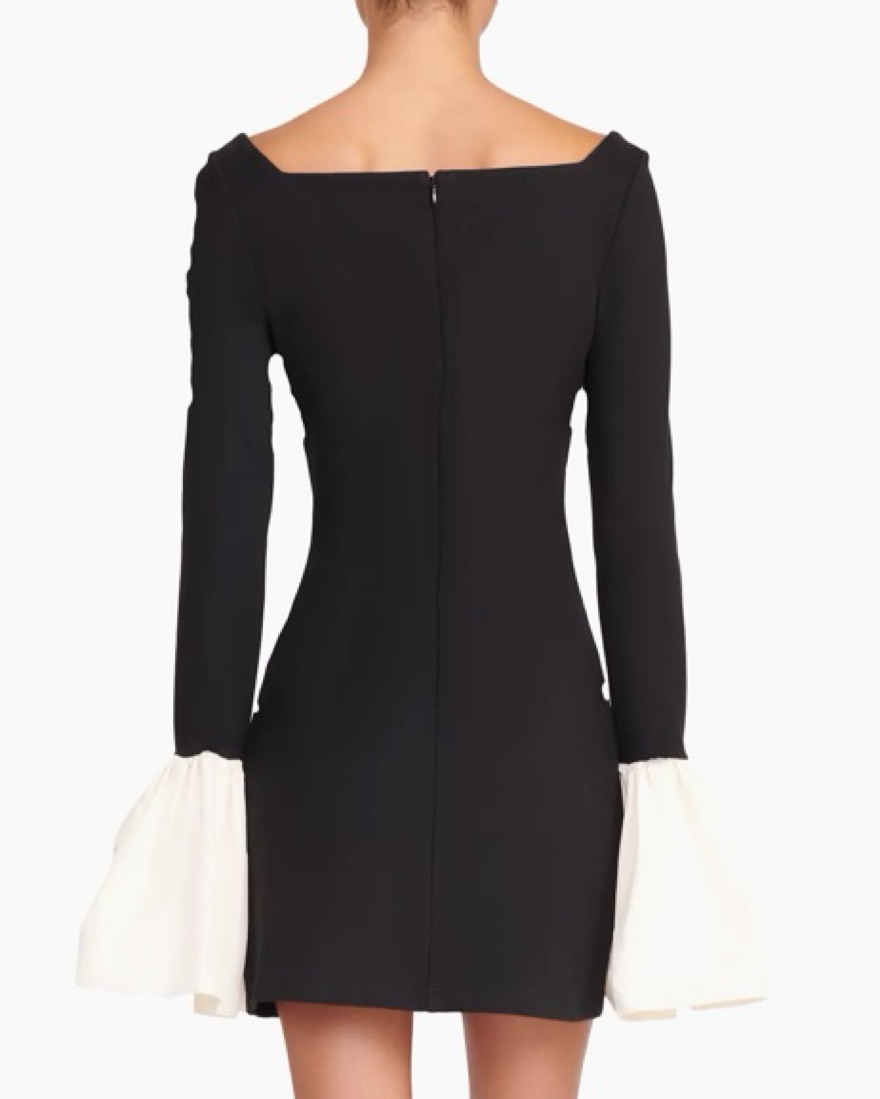 mini black dress with bell sleeves Endless Rose main image 0
