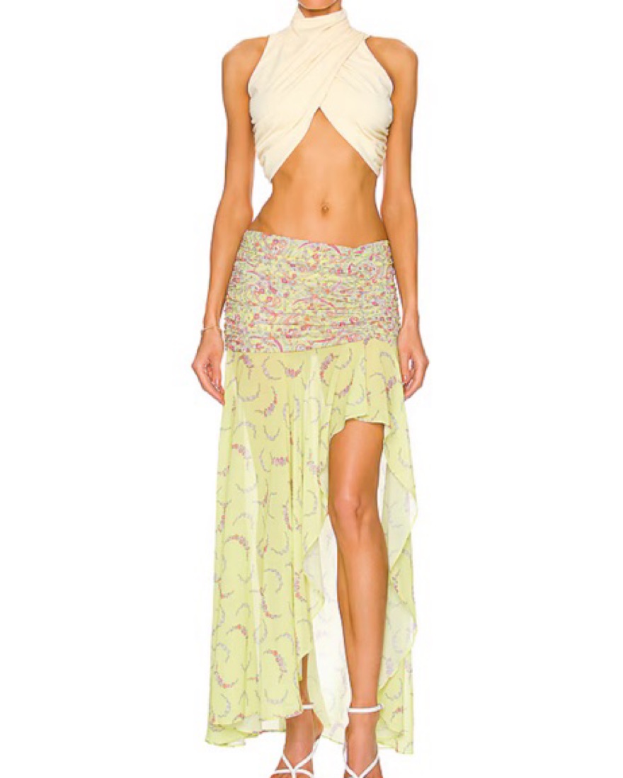 Majorelle Tatiana Skirt Margarita Lime - Image 4