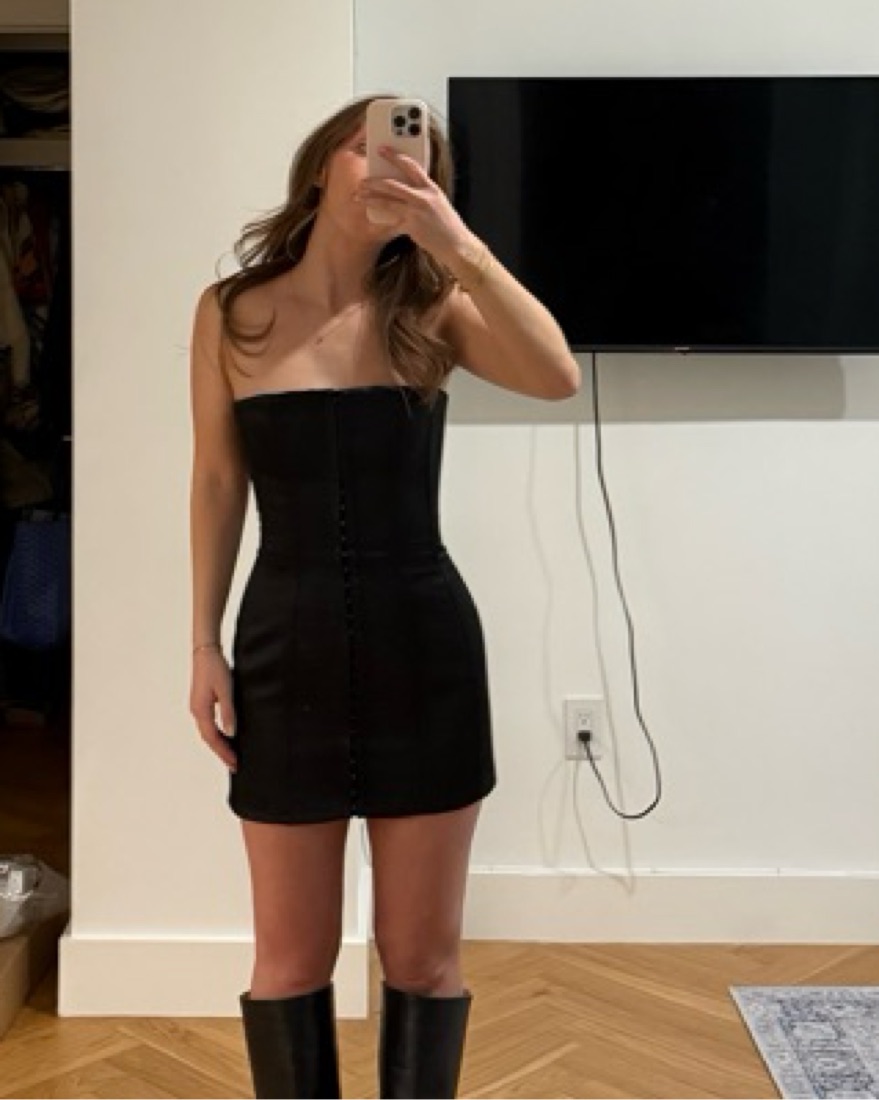 Guizio Corset Mini Dress by Danielle Guizio - Pickle