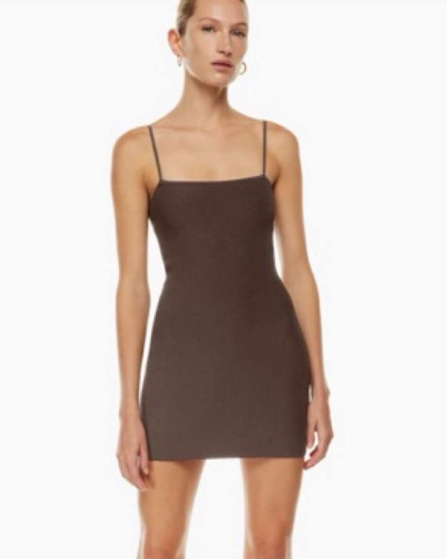 BABATON Sculpt Knit Cami Dress by Babaton - Pickle