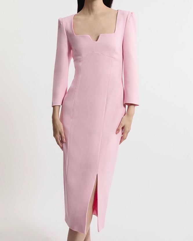 schiffer slip midi dress Sapphire silk slip sleeveless midi dress
