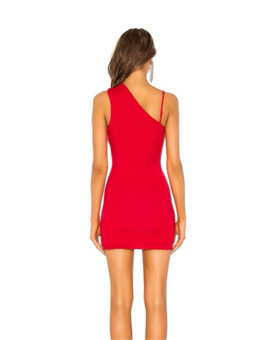 Safia Mini Dress in Lava Red by H:ours - Pickle