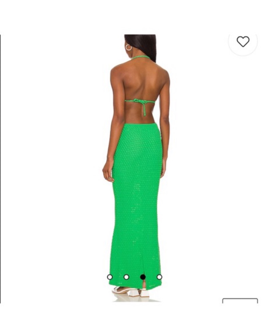green emerald velvet dress Bananhot Bikinis Alfia Green Lagoon main image 1
