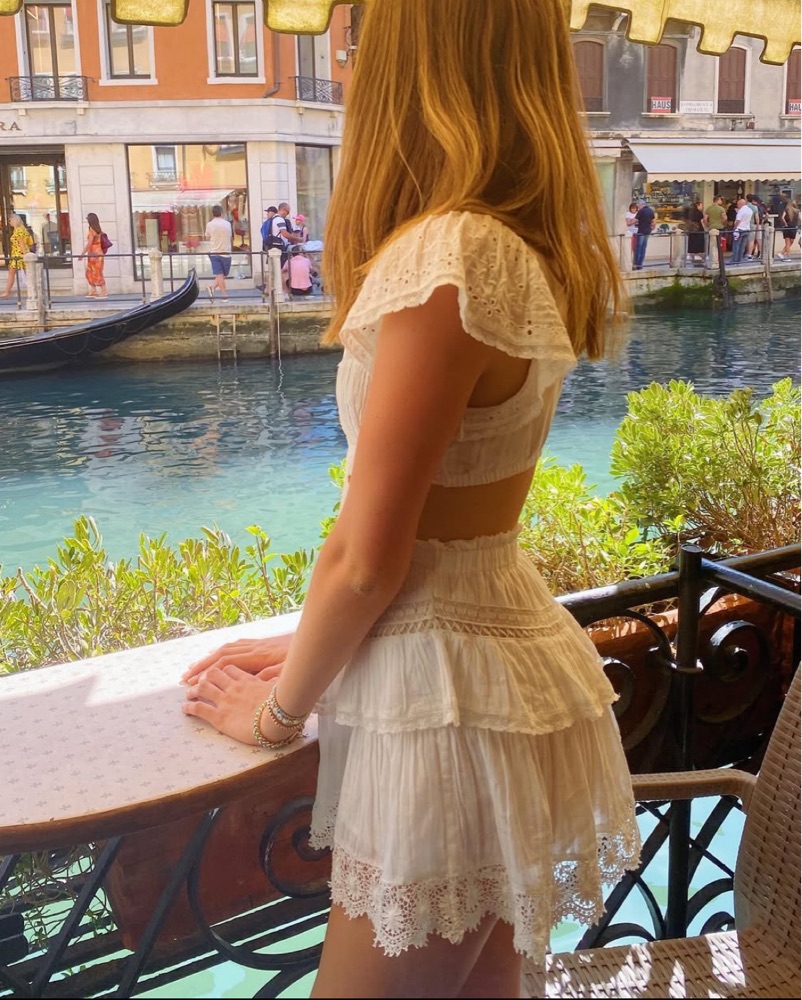 LoveShackFancy Audrina White Mini Dress by LoveShackFancy - Pickle