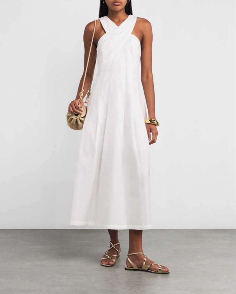 chinese dress ladies Sandro Short Draped Dress