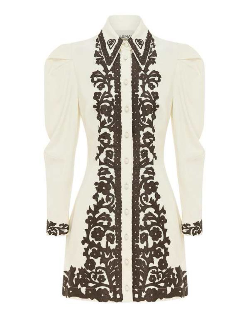 green emerald velvet dress ALMAIS Maizy Embroidered Mini Dress 14 AU/UK (10 US)