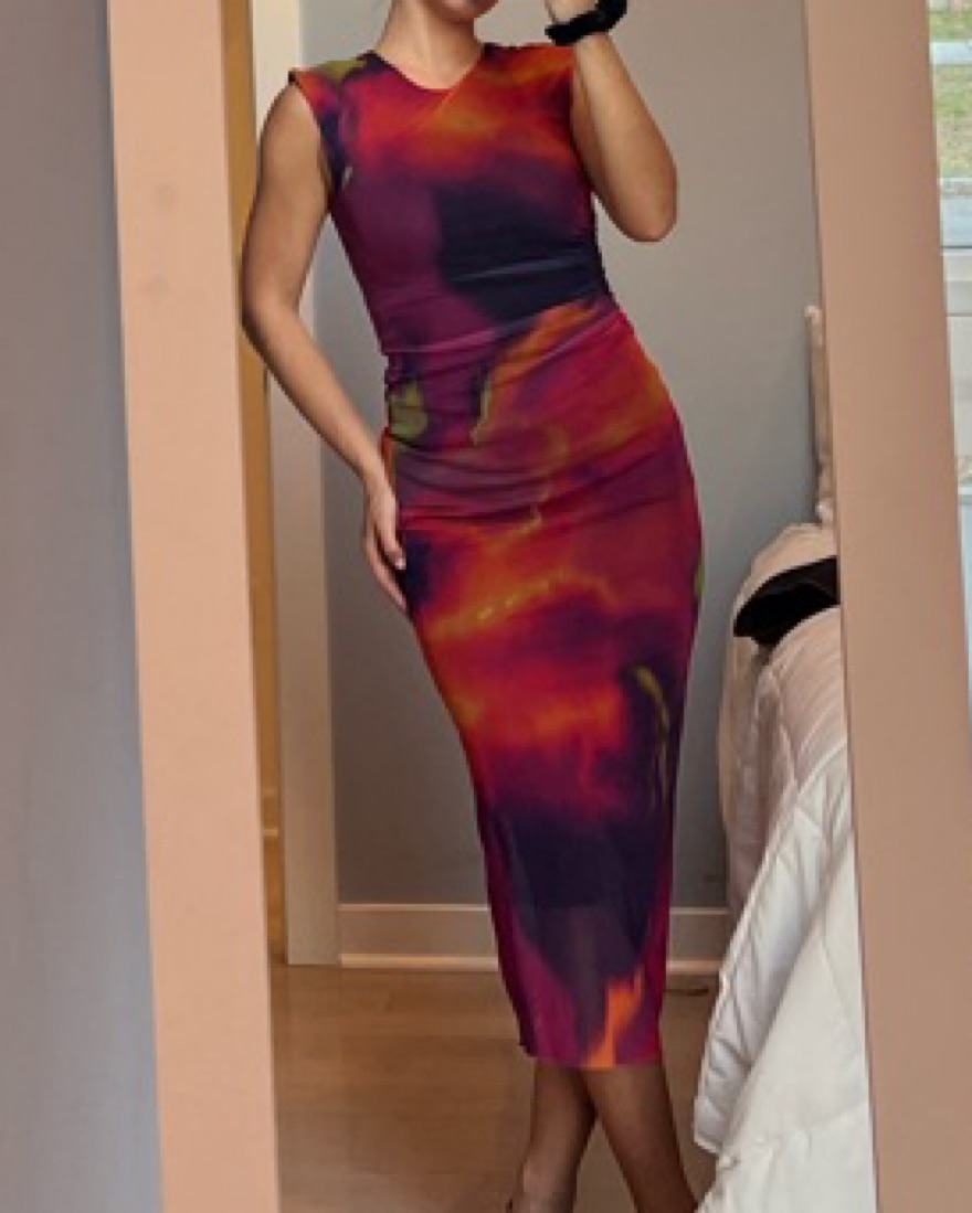 bodycon dress for christmas Ruby One Shoulder Ruffle Bodycon Mini Dress • Shop American Threads Burgundy / M main image 1