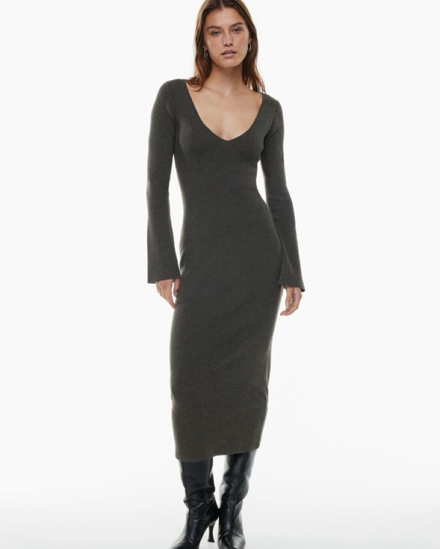 black dress with lace long sleeves Long Sleeve Off-Shoulder Beaded Lace Gown