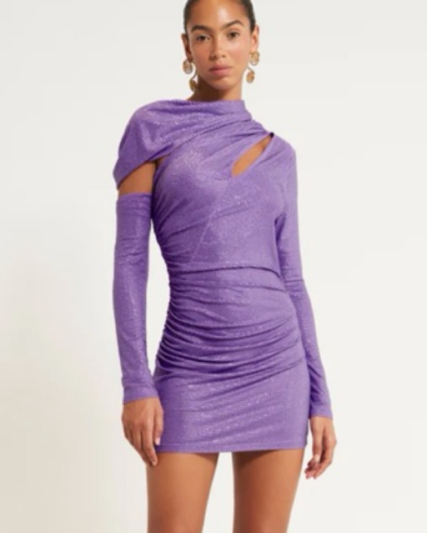 cult gaia purple dress Cult Gaia - Briana Dress