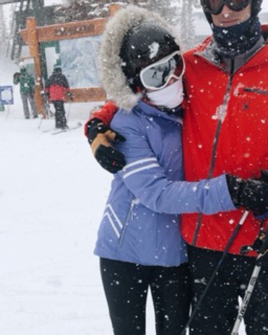 Obermeyer Purple Ski with Faux Fur Trim - Image 1