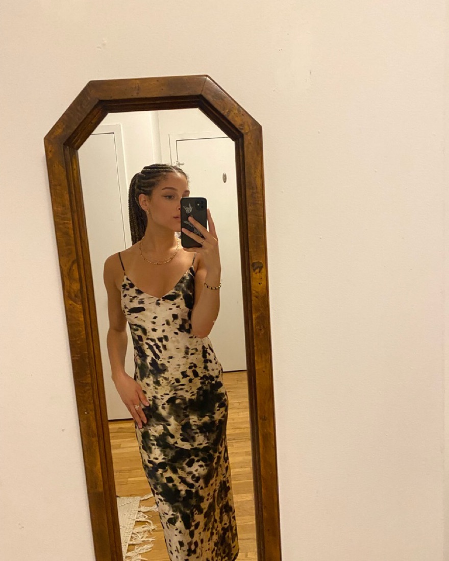 chinese dress ladies ISSA COW PRINT